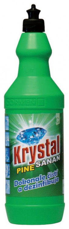Krystal Sanan Pine 1l | Čistící, dezinf.prostř., dezodoranty - Přípravky na WC - Čističe WC